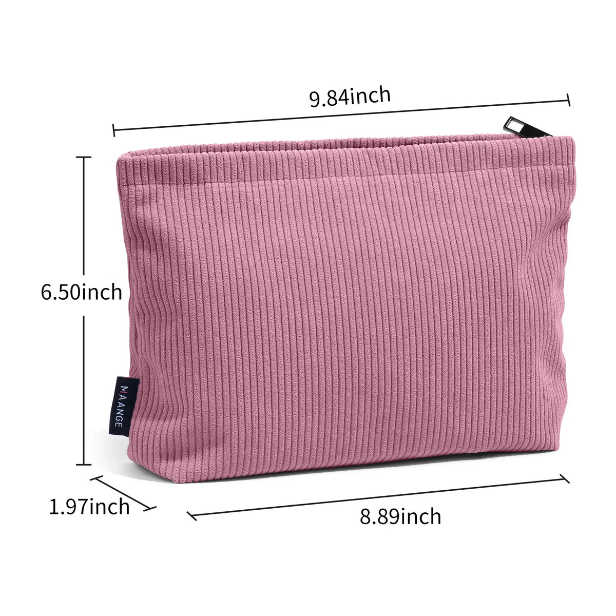 Makeup  Corduroy Travel Cosmetic Bag Portable Storage Bag Purses Women Large Capacity Zipper Make Up Organizer Storage Clutch
