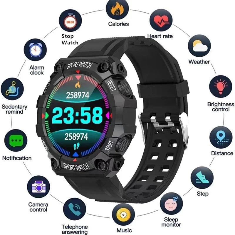 New Y56 Smart Watch Women Men Lady Sport Fitness Tracker Smartwatch Sleep Heart Rate Monitor Sports Watches for Android and Ios