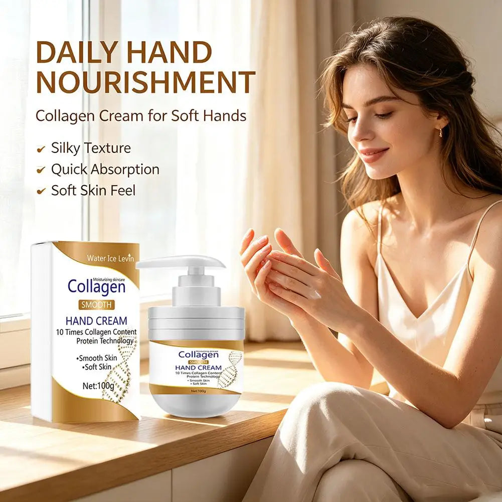 Collagen Hand And Foot Cream,Replenishes Skin Collagen Moisturizes Hands,Collagen Hand Cream Hydrating Hands Cream Skin Care