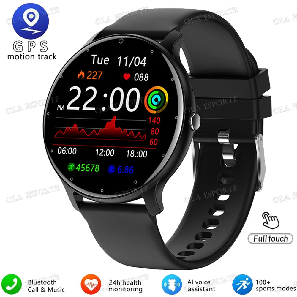 2026 smart watch HD  touch screen ，5ATM waterproof，remote control，GPS tracking，heart rate monitor smartwatch for ios Andriod