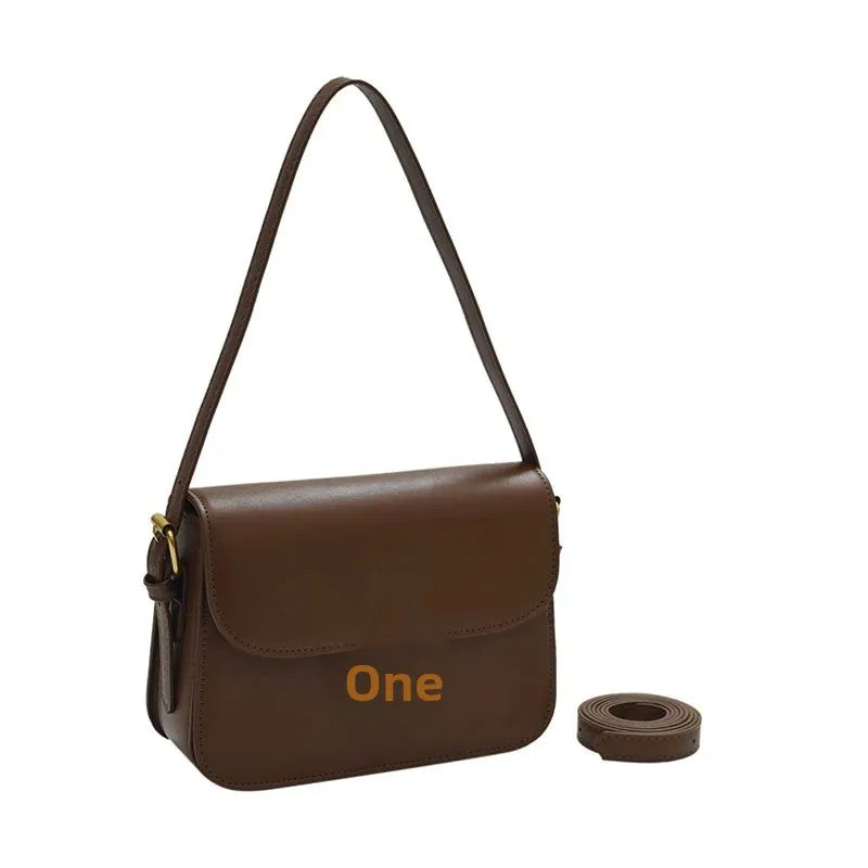Fashion RetroSingle Shoulder BagsFor WomenCasual CommuterSmall Square BagsCrossbody BagHigh Sense Versatile Handbags
