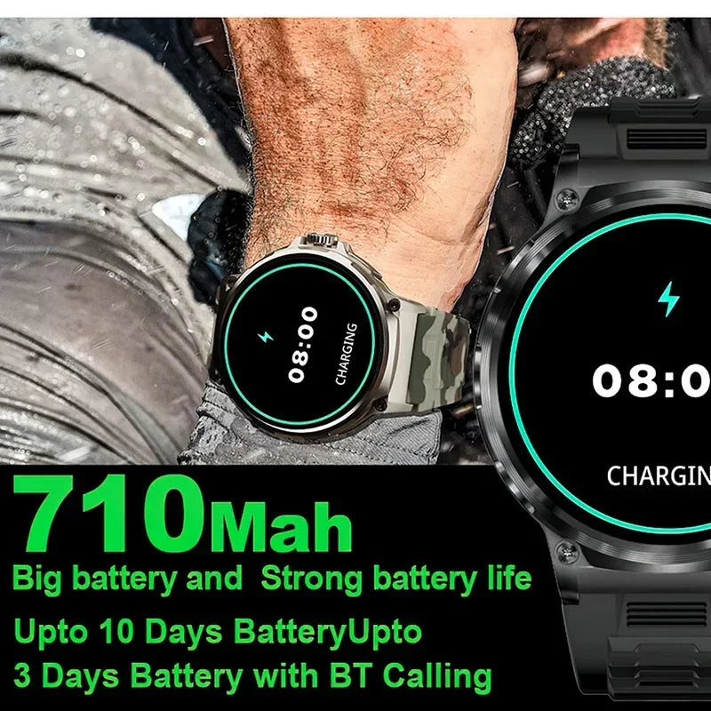 Xiaomi New 1.85-inch ultra HD smartwatch, GPS track, HD Bluetooth call; 710 mah large battery 400+ dial, suitable for Huawei