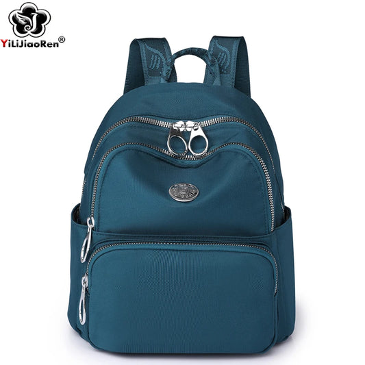 Nylon Backpack for Women Waterproof Back Pack Fashion Ladies Bagpack Outdoor Travel Bag Young Girl's SMALL Backpack Mini Mochila