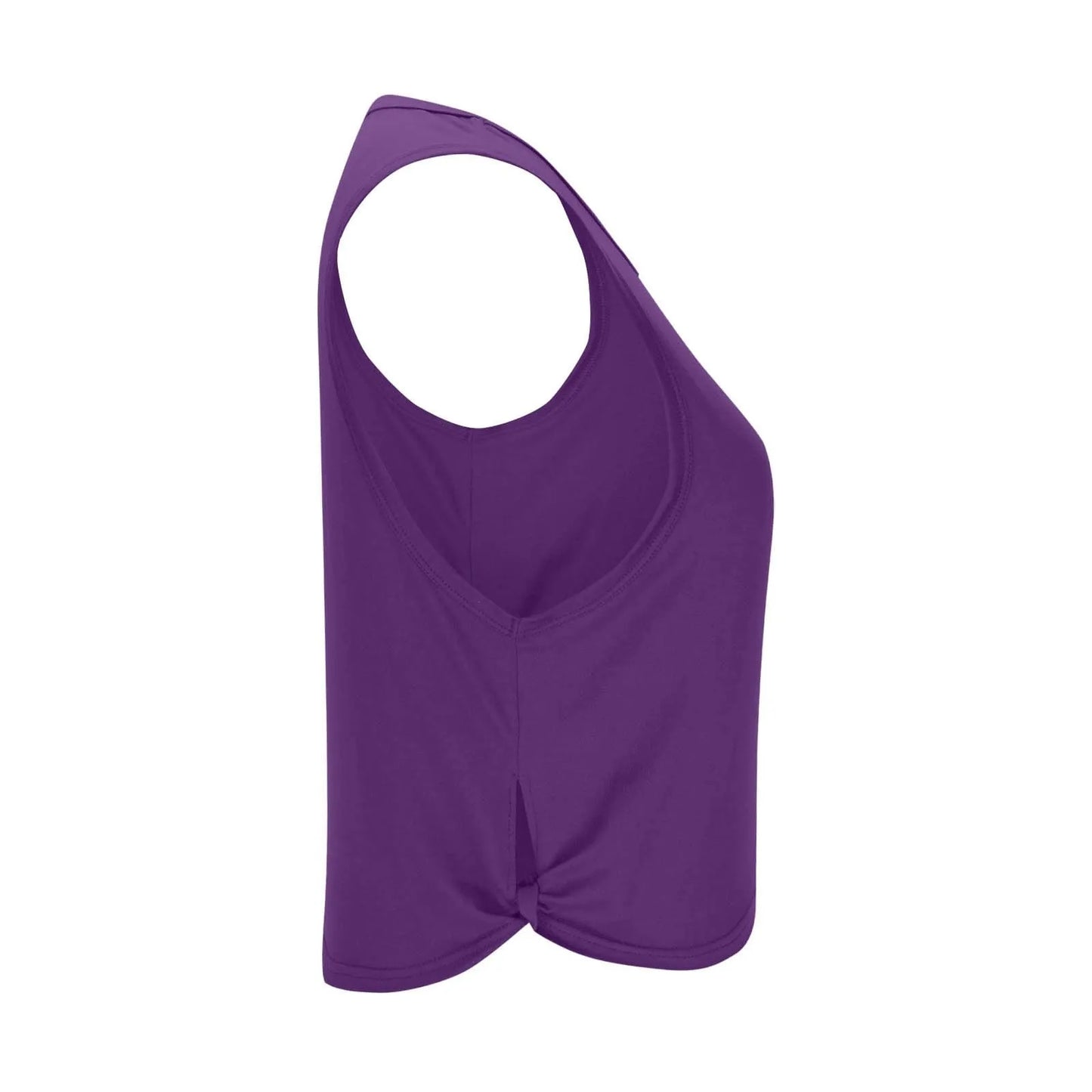 Women Sleeveless Yoga Tops Athletic Vest Breathable Blouse Cover Up Gym Workout Cool T-Shirt Running Short Tank Crop Top
