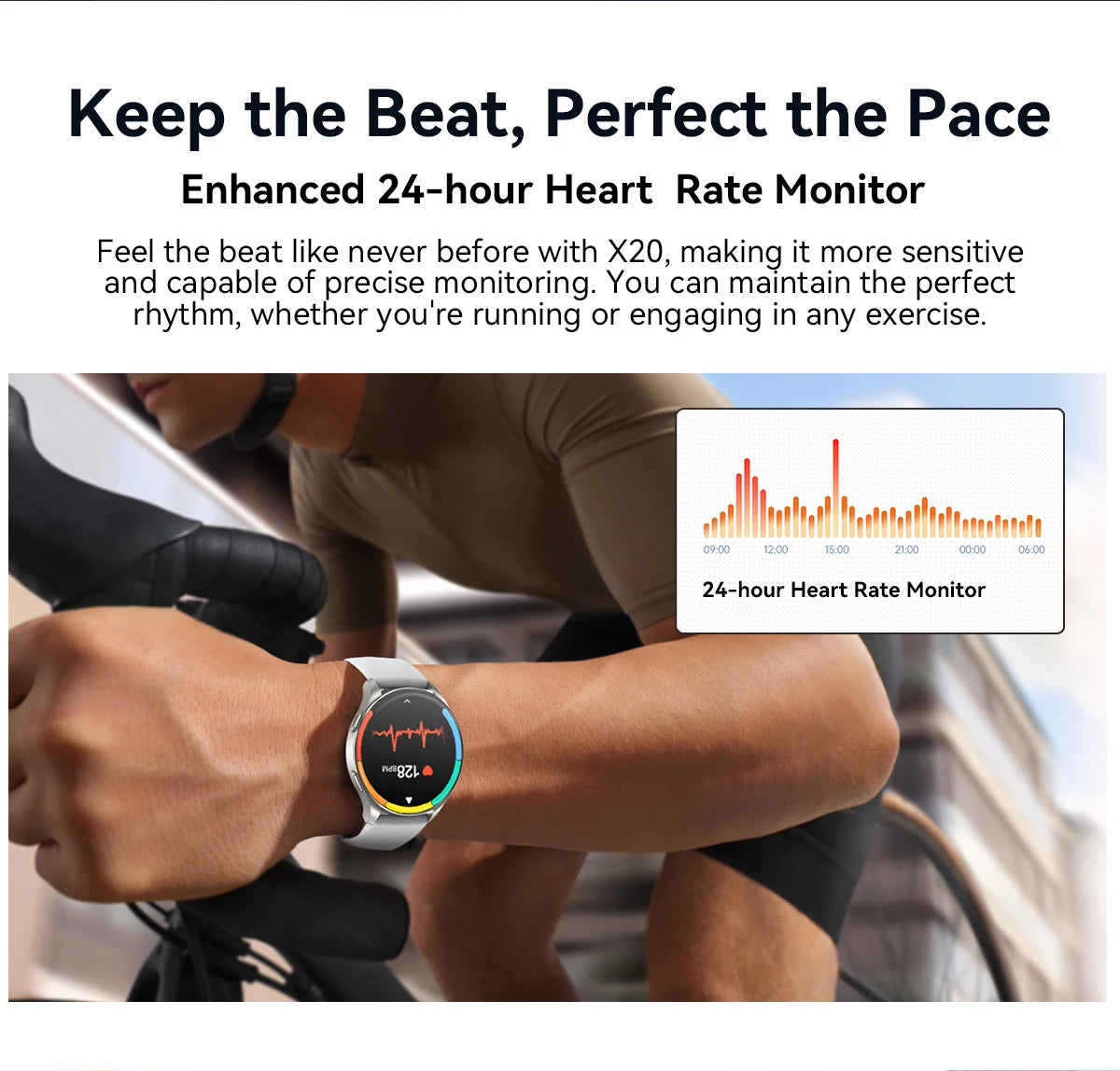 Blackview 2024 New Smartwatch X20 Watch AMOLED Display Hi-Fi Bluetooth Phone Calls Health and Fitness Tracking