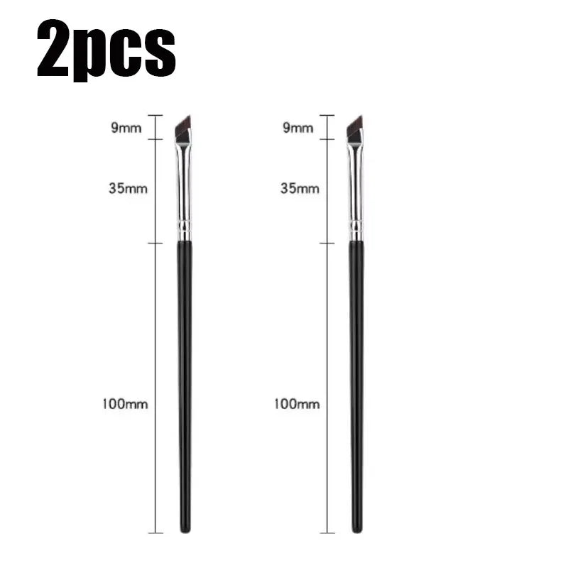 1/5pcs Eyeliner Brush Eyeshadow Blade Brush Detail Brush Diagonal Eyebrow Brushes Undereyelid To Sleeping Silkworm Makeup Tools