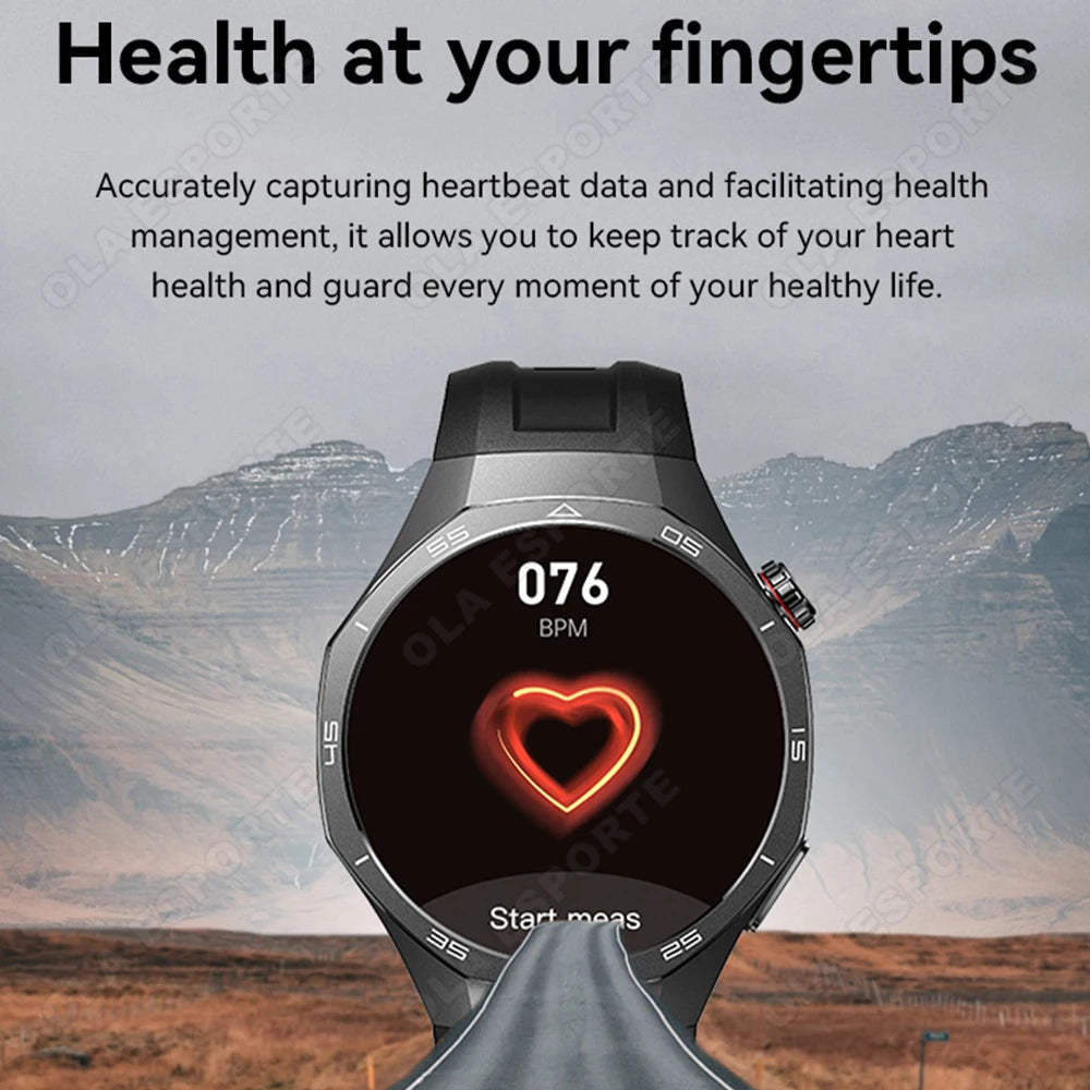 Smart Watches For Men Women 1.5" 360*360 HD Screen 330mAh Battery Heart Rate Sleep Health Bluetooth Call Watches For Man HT30