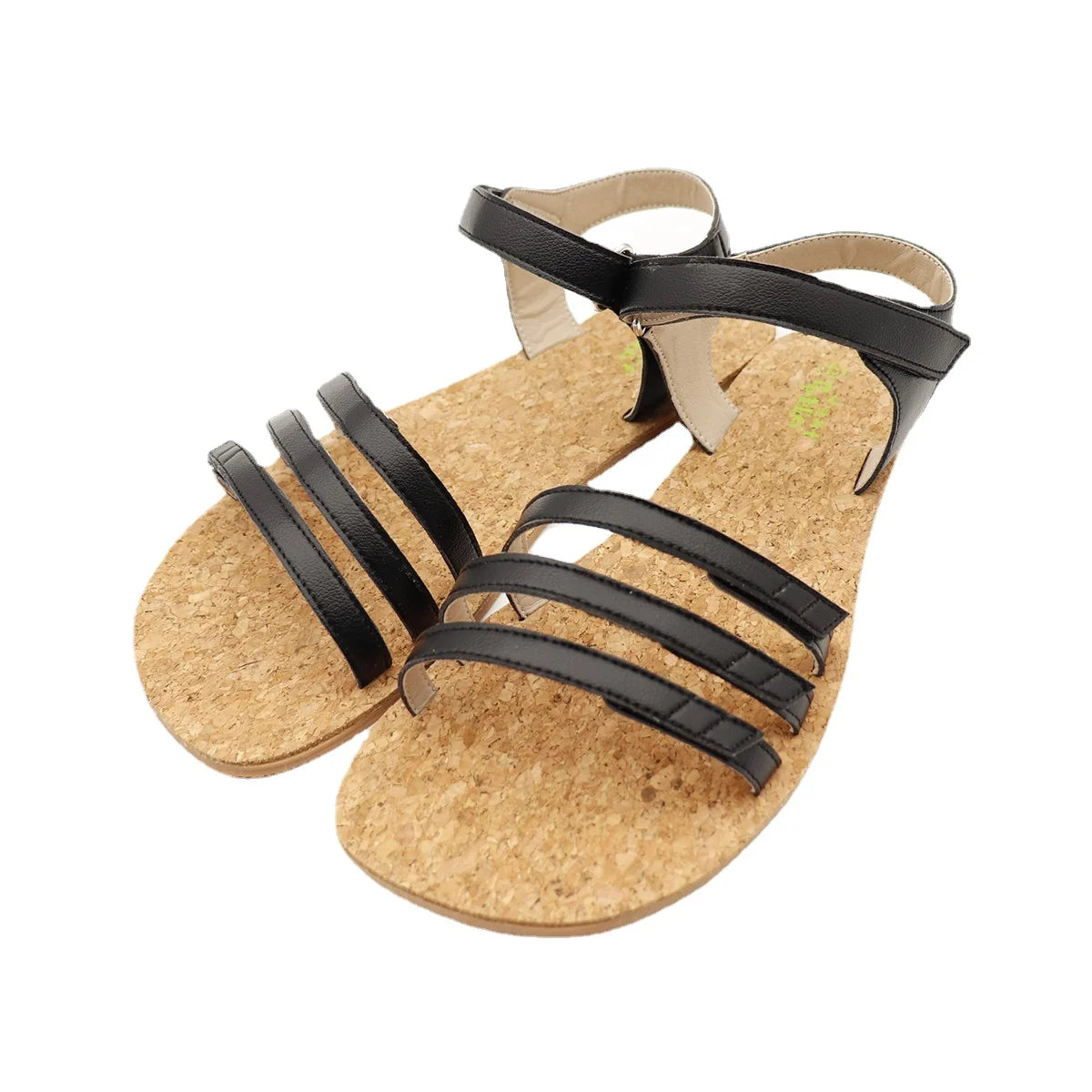 Tipsietoes 2025 Sprinng Barefoot Leather Flat Sandals For Women Shoes With New MInimalist Soft Sole