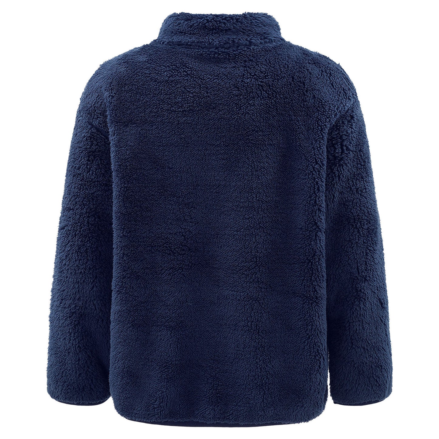 Girls Boys Warm Fleece Jacket Coat Full-Zip Turtleneck Tops with Pocket Fall Winter Outerwear for 2 Years-12 Years