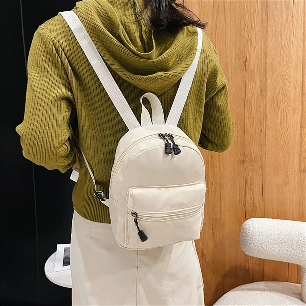 Mini Backpack Women Small Travel Bagpack Ladies Style Female Student School Bag for Teenager Girls Back Pack for Women