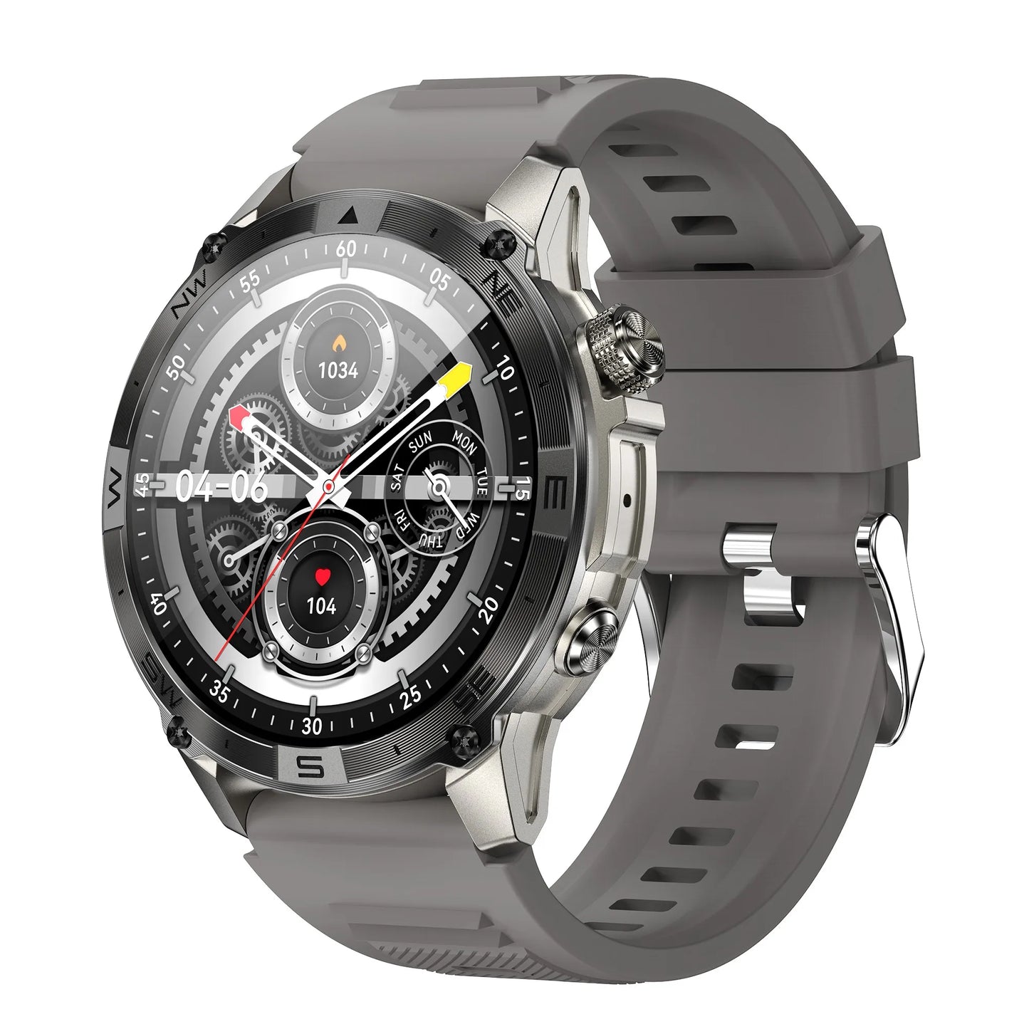 Smart Watch 2026 For Android IOS GPS Compass Sports Smart Watches For Man Women HD AMOLED Bluetooth Call Waterproof Smartwatch