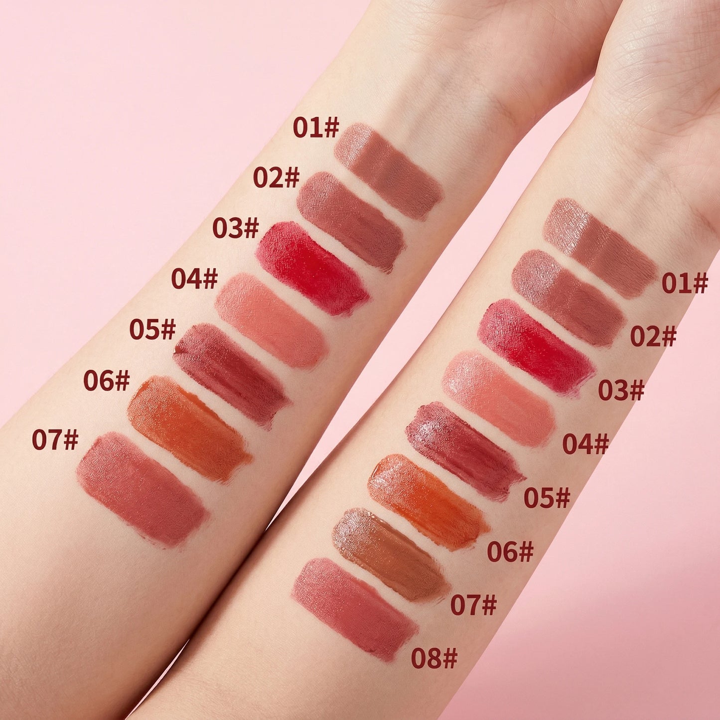 Herorange Iced Tea Gloss Lip Gloss Moisturizing Non-Drying Plump Lips Korean Style for Daily Bare Makeup