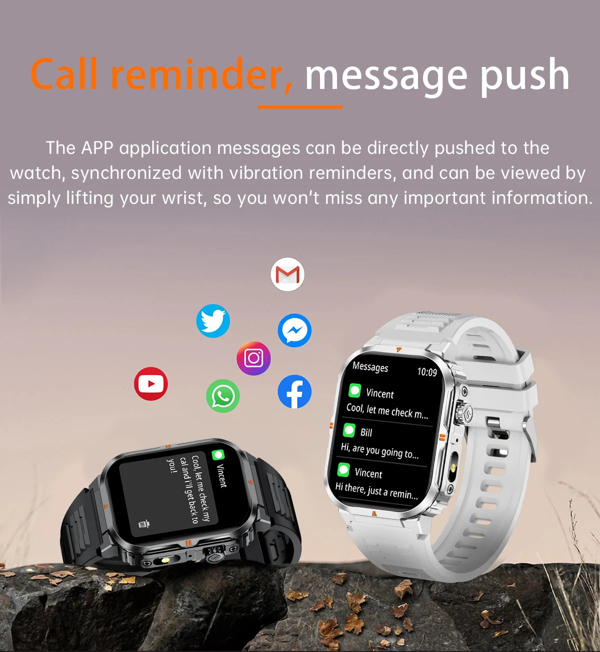 LIGE New Smart Watch For Men Women 2.01" HD Display Health Monitor Sport Fitness Watches AI Voice Bluetooth Call Smartwatch Men