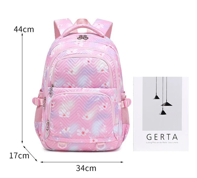 Alice in Wonderland Waterproof Women Backpack Female Travel Bag Backpacks Schoolbag for Teenage Girls Bookbag Mochila Cat