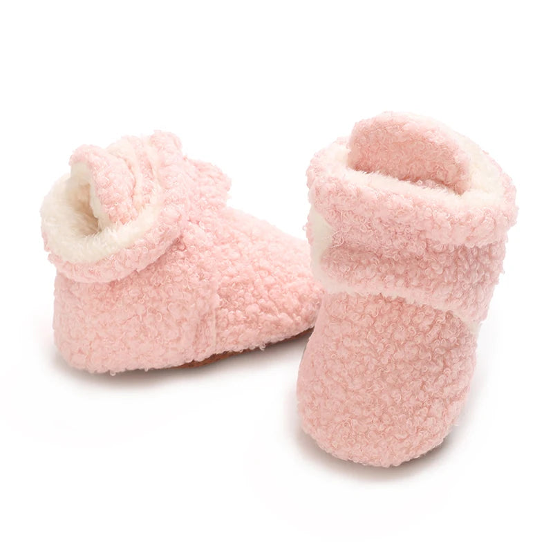 Winter Boots For Baby Boys And Girls Snow Soft Sole Anti Slip And Warm Flat Shoes Baby's First Walking Baby Shoes Boots 0-18
