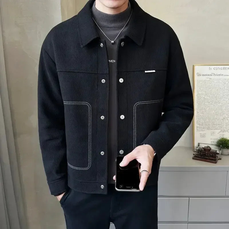Jacket for Men High Quality Man Coat Stylish Spring Autumn Original Brands Cheap Sale Clothing Fashion 2025 Fast Delvery Joker
