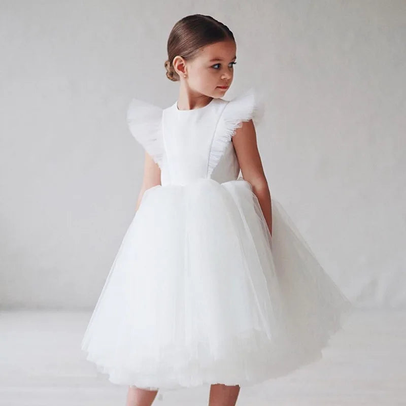 Baby Girls Dress Sequined Kid Children Vest Dress Mesh Sleeveless  birthday party Dresses Spring Autumn Clothes ceremonial dress