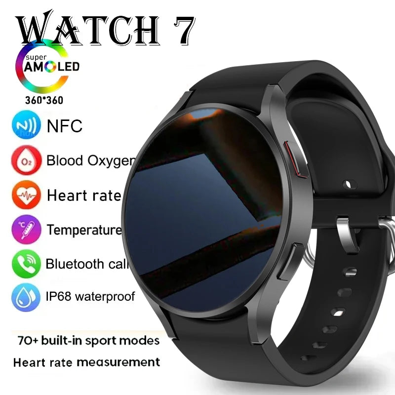 Smart Watch GPS Track Smart Watches For Men Women Sport Heart Rate Bluetooth Call NFC IP68 Waterproof Compass Smartwatch 7 Mini