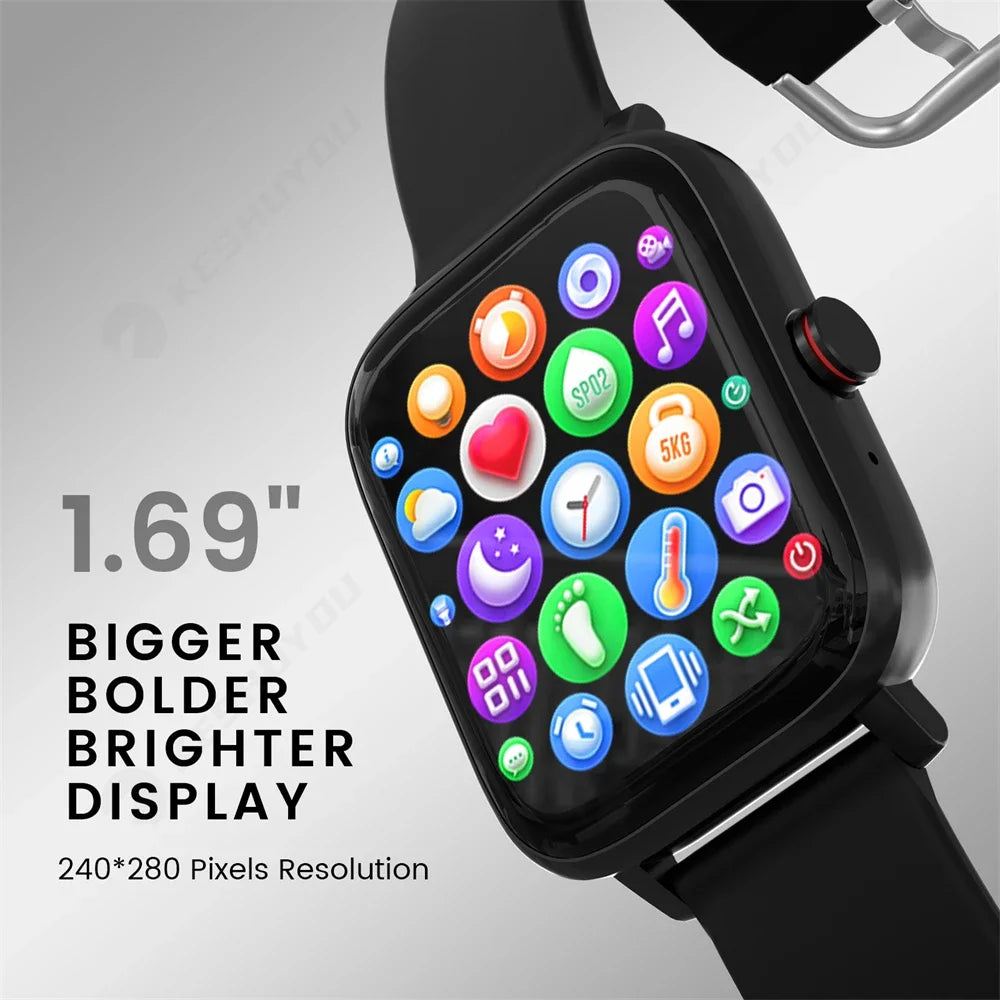 Xiaomi i13 Smart Watch Men Answer Call Full Touch Fitness Tracker Smartwatch Women Waterproof Weather For Android iOS Phone