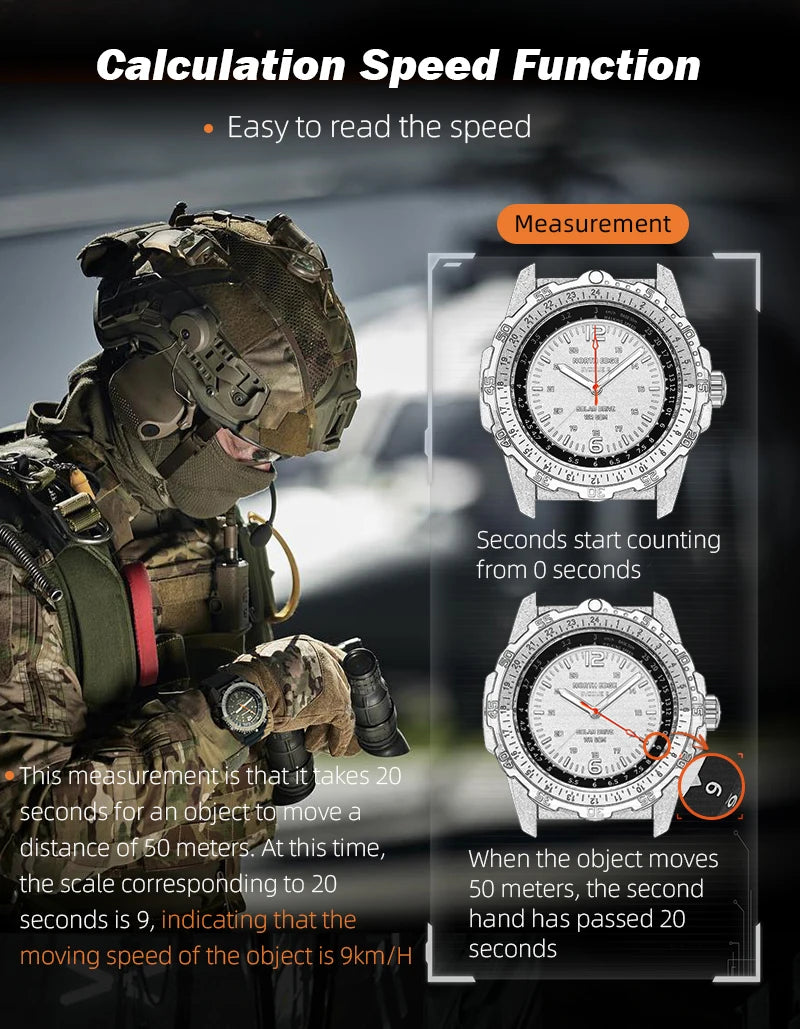 NORTH EDGE EVOQUE 2 Men Digital Military Watch Waterproof 50M Men's Sport Wristwatches Solar Power Luminous Enviormentally Clock