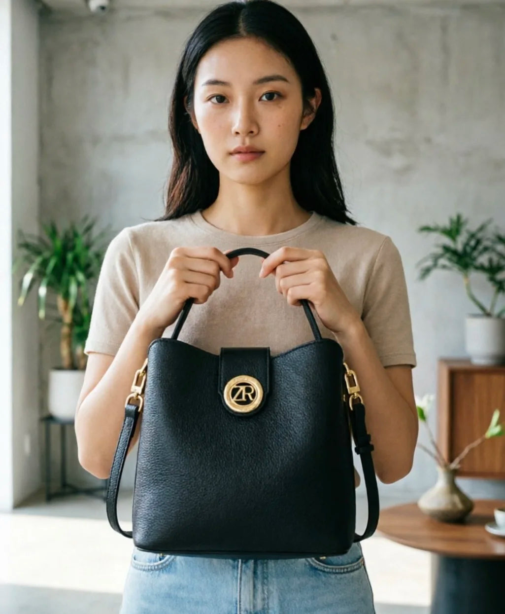 ZOOLER Full Genuine Leather Shoulder Bags Tote Bags Luxury Women Trendy Handbag Totally Skin Fashion Top Handle Purses #WG385