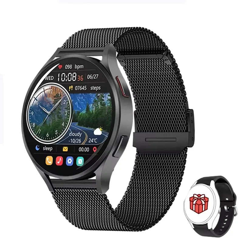 Watch 6 Business Smartwatch Men 1.32 Inch 128*160 Bluetooth Call Health Monitoring Alarm Clock Fashion Watch Women Multifunction
