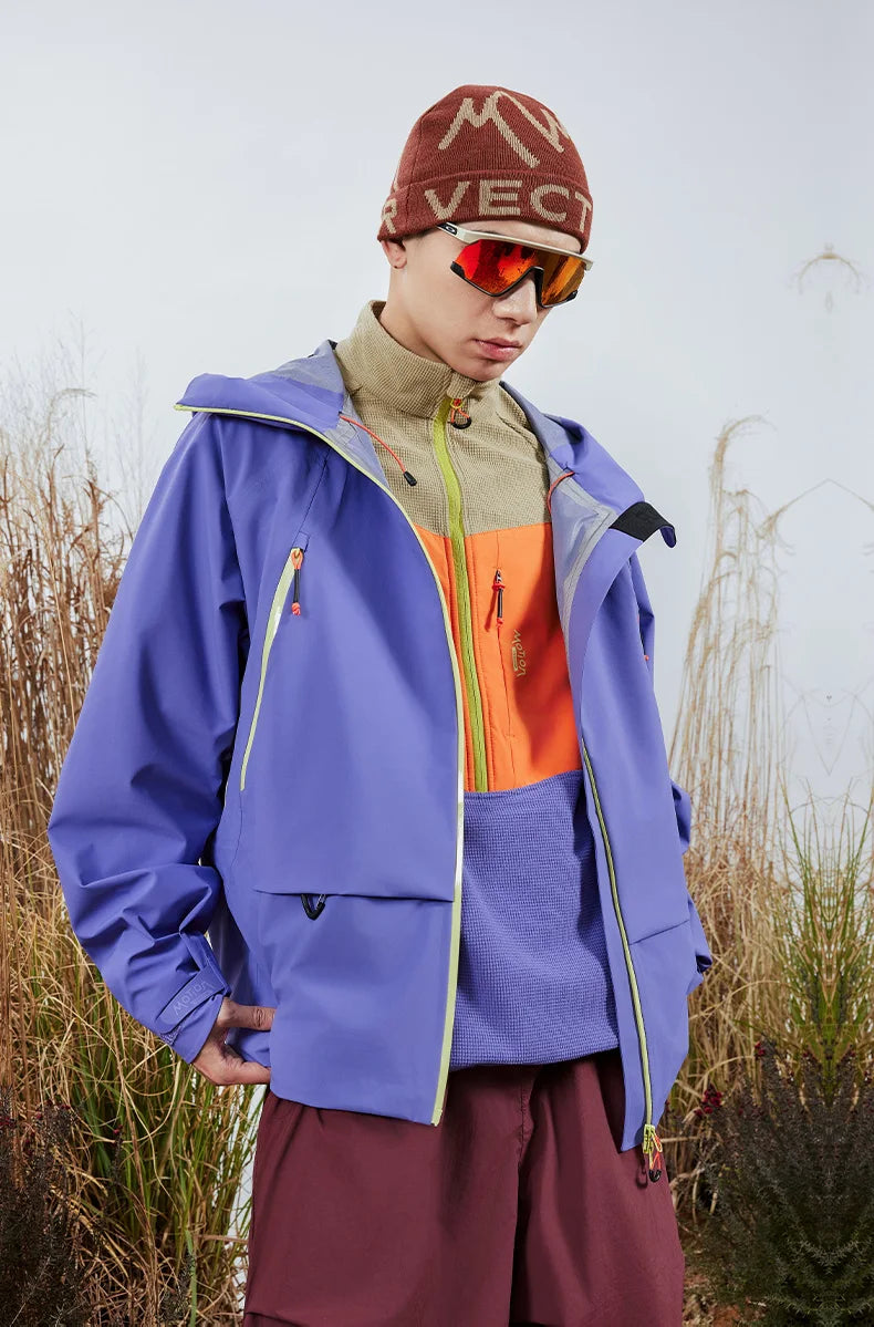 VECTOR Unisex Half-Zip Fleece Jacket for Camping and Hiking with Technology and Fleece Rain Jacket Men Jackets Jaqueta Feminina