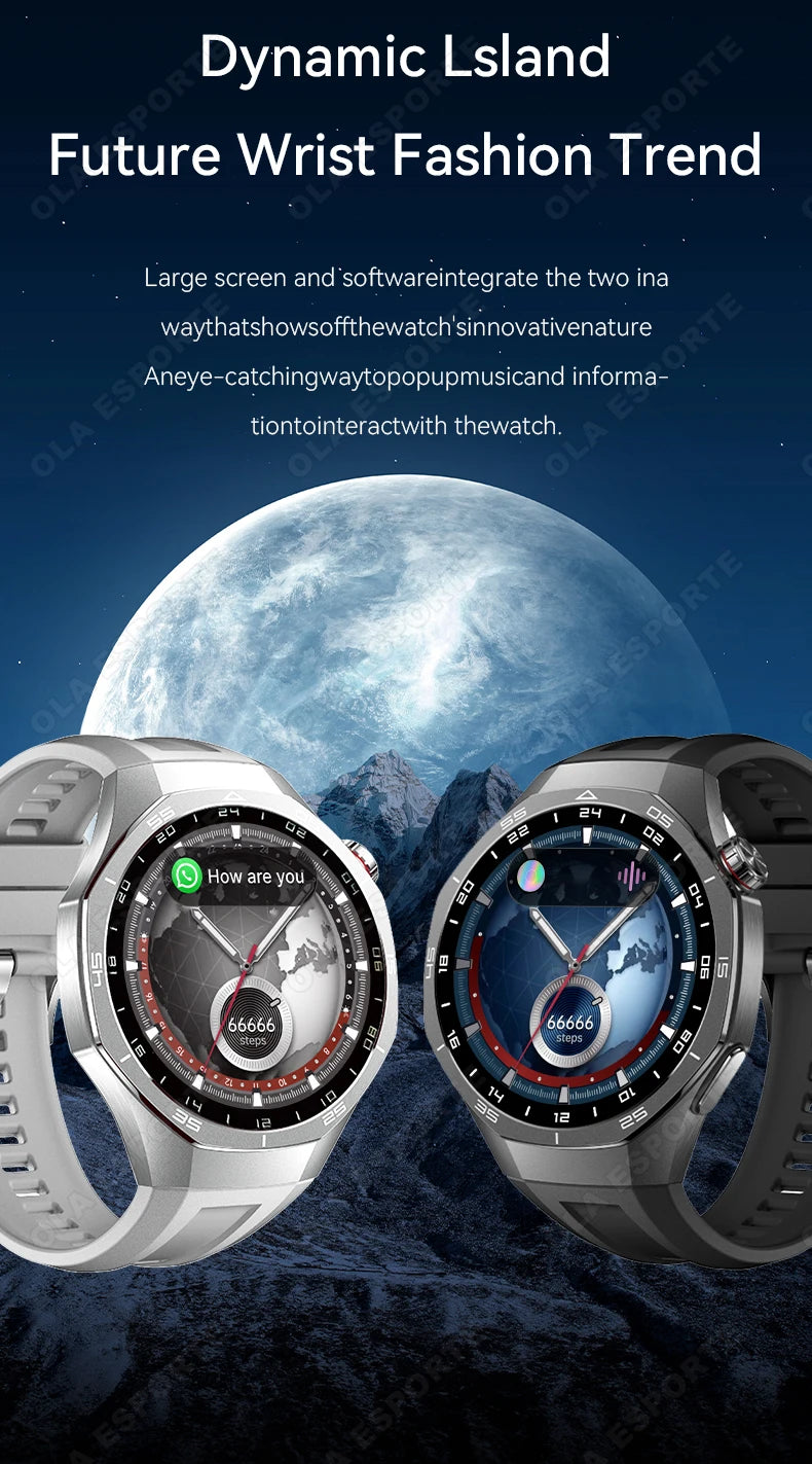 Smart Watches For Men Women 1.5" 360*360 HD Screen 330mAh Battery Heart Rate Sleep Health Bluetooth Call Watches For Man HT30