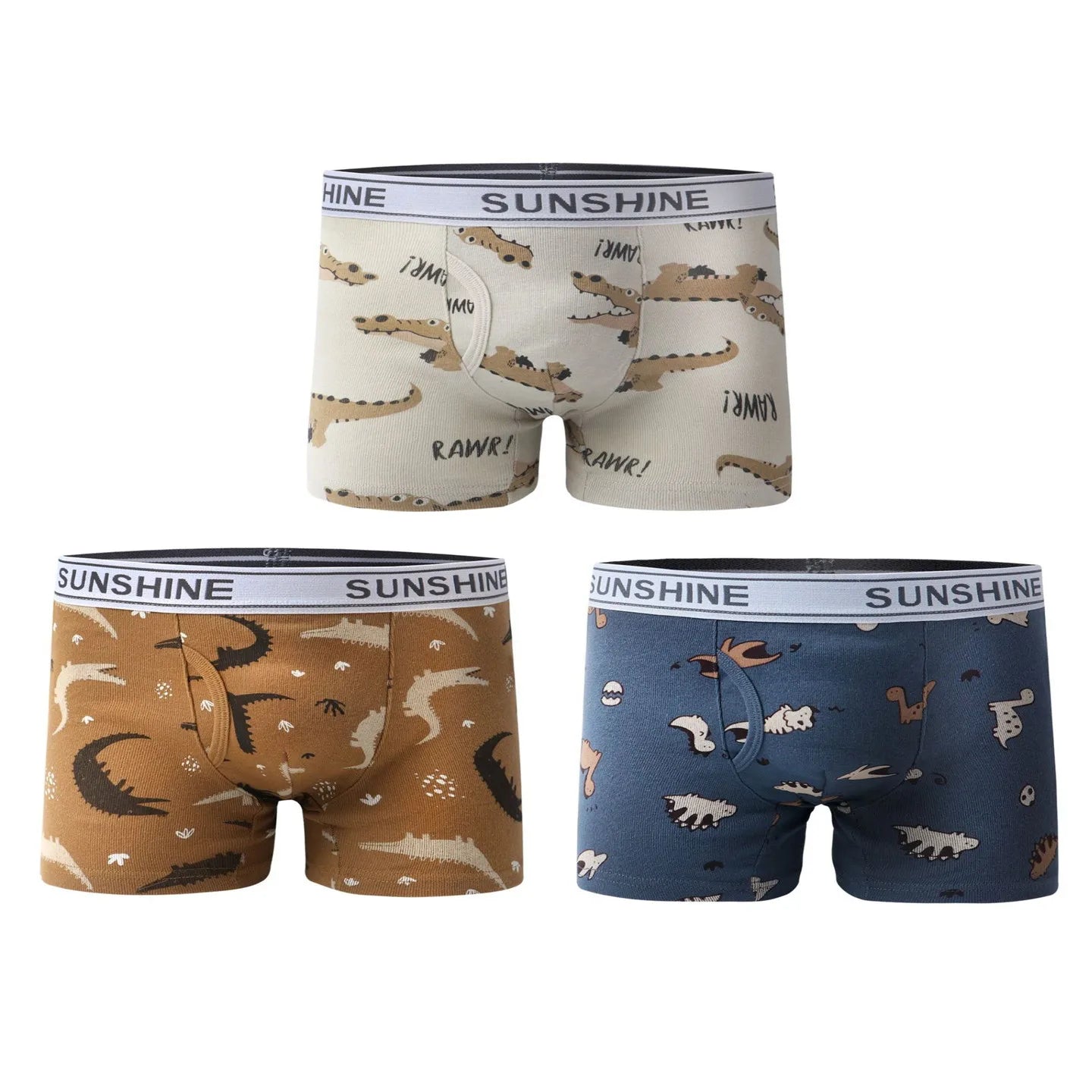 new high quality boys boxer shorts panties kids 100%cotton children underwear 2-9year 3pcs/lot students pants