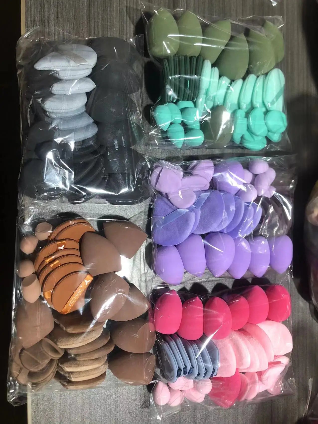 35Pcs Makeup Set - Multipurpose Sponges for Fndn/Concealer, Wet/Dry, Latex-Free All Skin, Cntr/Eye/Inner Crnr