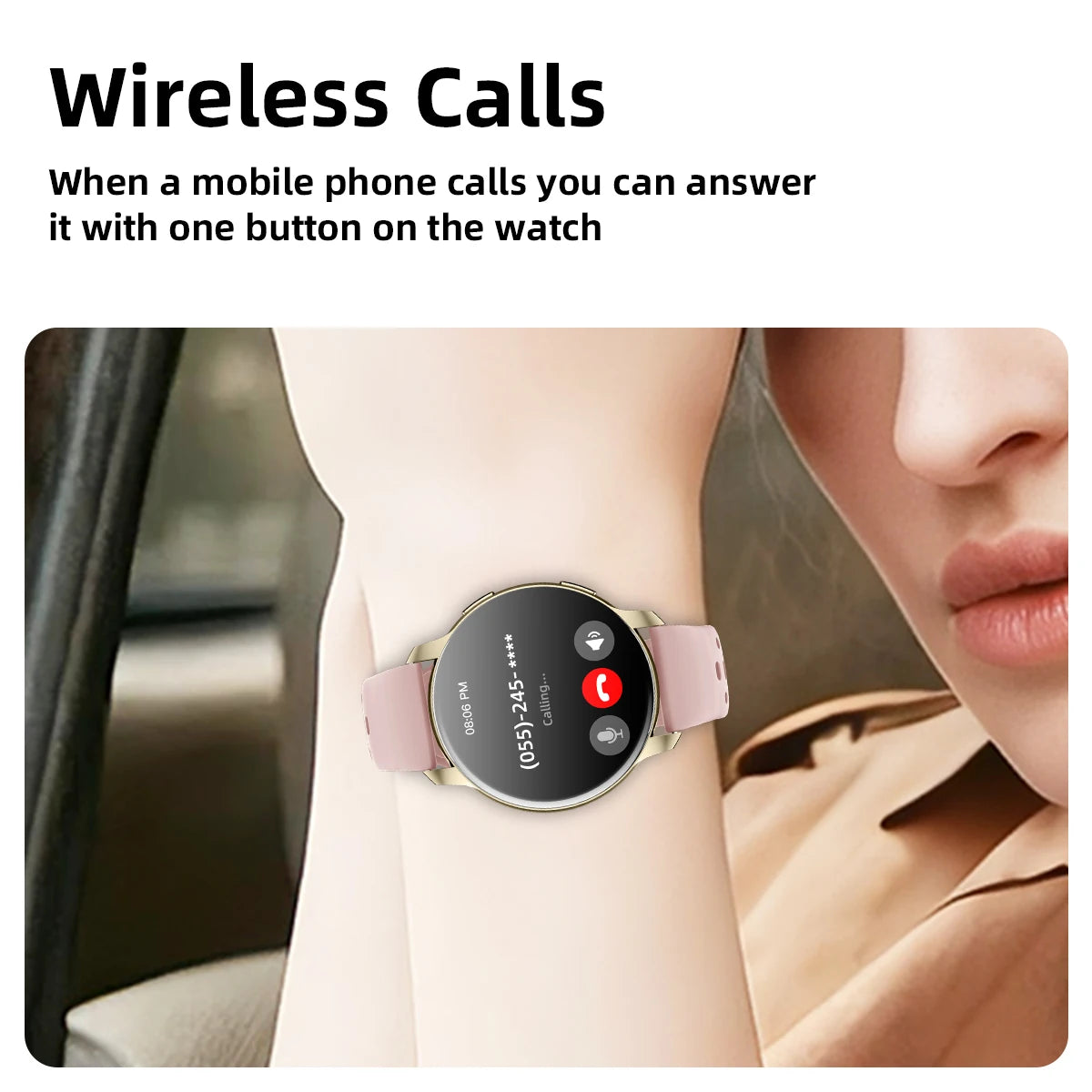 2026 Smart Watch for Men Women Bluetooth Call 1.46'' HD Display Fitness Tracker Heart Rate Sleep Monitor IP67 Waterproof Android