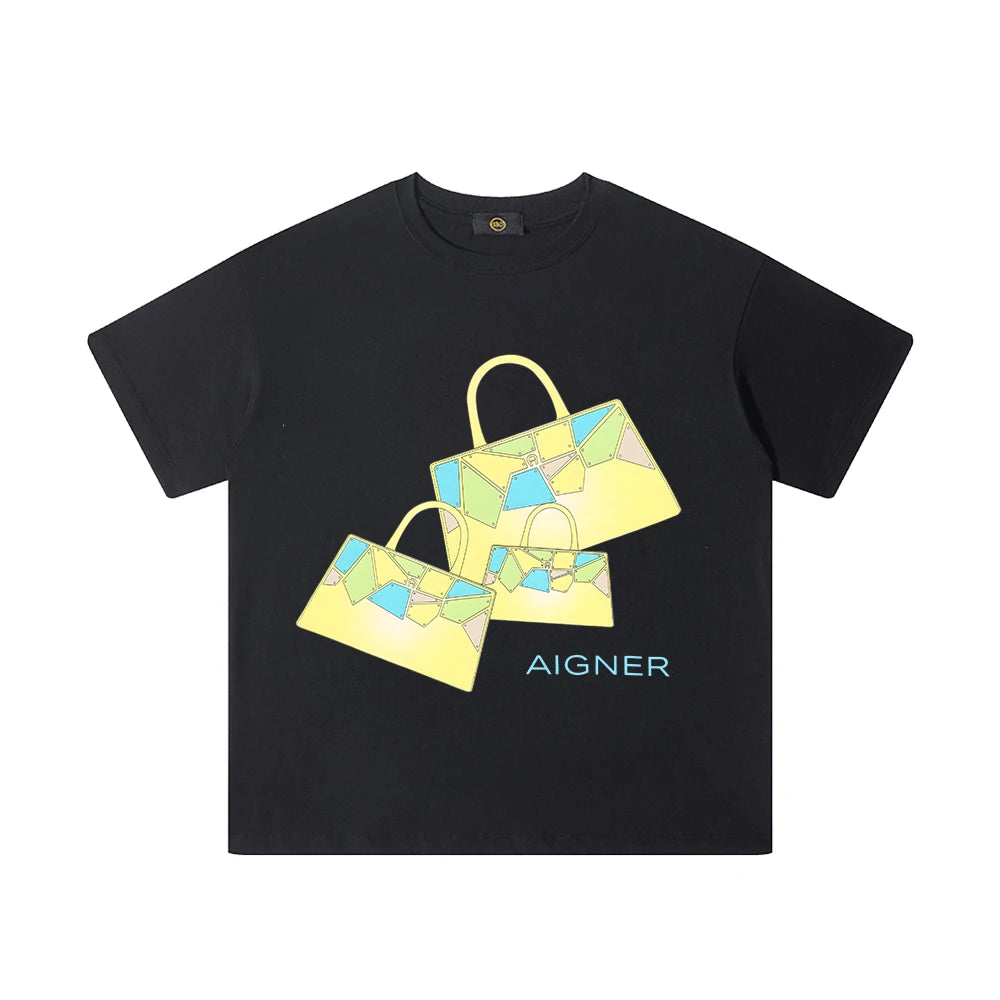 Girls' T-shirt, pure cotton summer new fashion short sleeved T-shirt, baby girl children's T-shirt, luxurious design sportswear