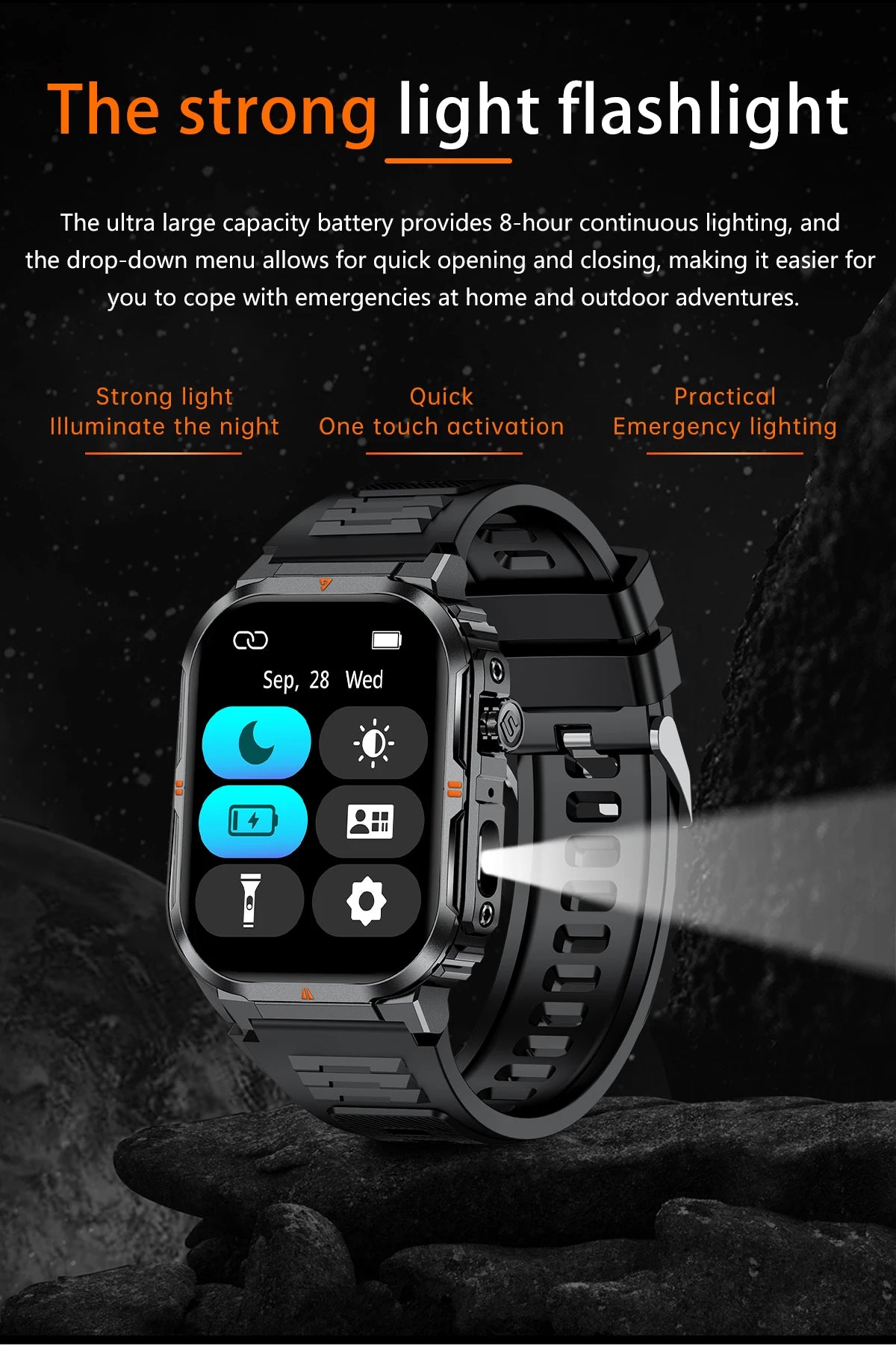 LIGE New Smart Watch For Men Women 2.01" HD Display Health Monitor Sport Fitness Watches AI Voice Bluetooth Call Smartwatch Men