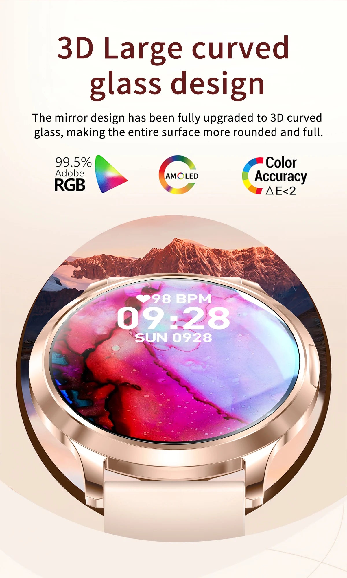 202 6New Smart Watch For Women 466*466 AMOLED Display Voice Call Sport Fitness Health Watches DIY Custom Dial Smartwatch Ladies