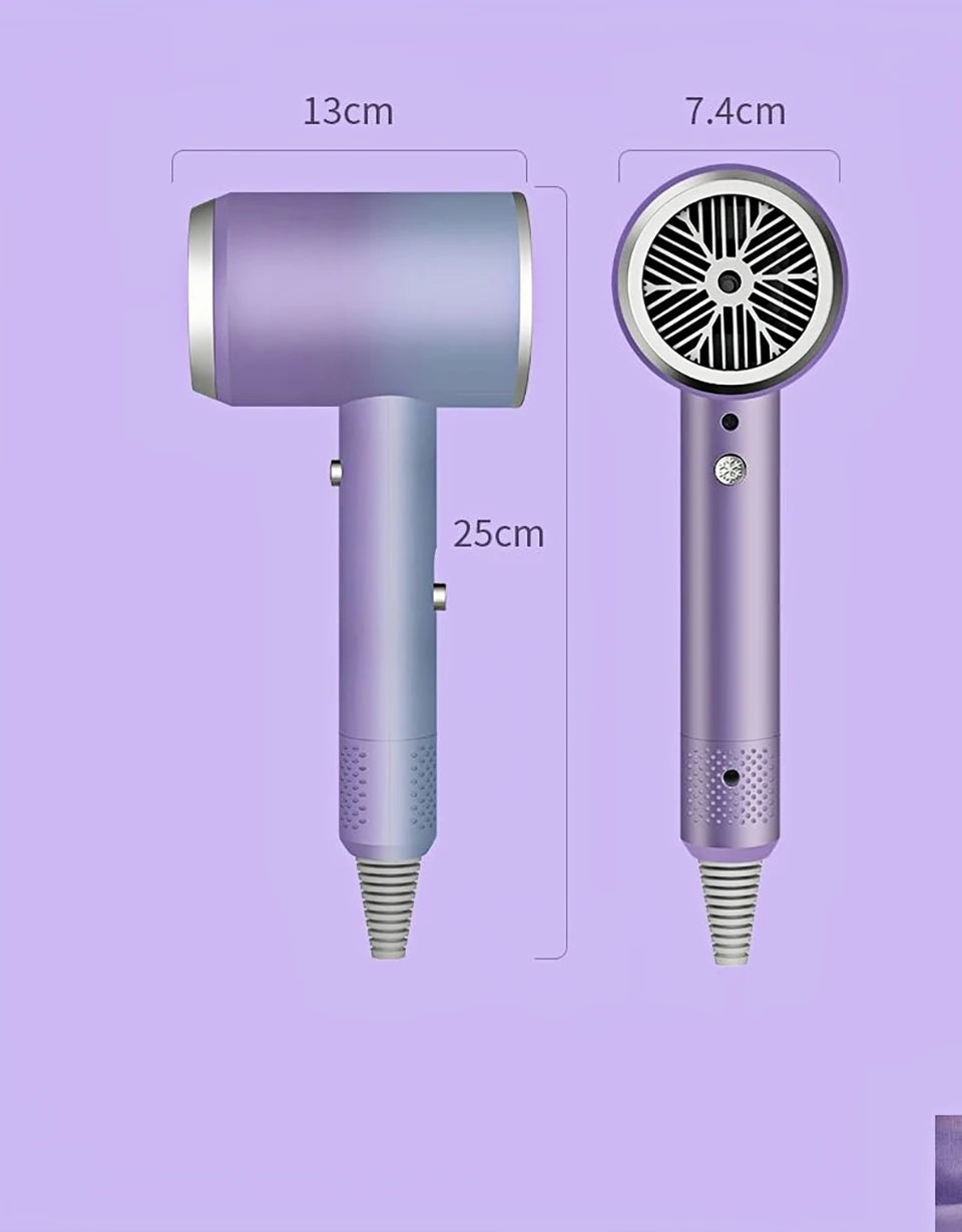 Hair Dryer 1200W Professional Powerful Hair Dryer Fast Heating Hot And Cold Adjustment Ionic Air Blow Dryer with Air Collecting