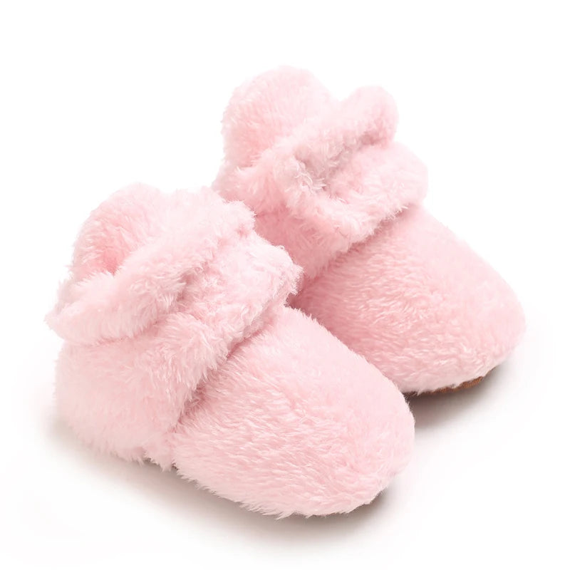 Winter Boots For Baby Boys And Girls Snow Soft Sole Anti Slip And Warm Flat Shoes Baby's First Walking Baby Shoes Boots 0-18