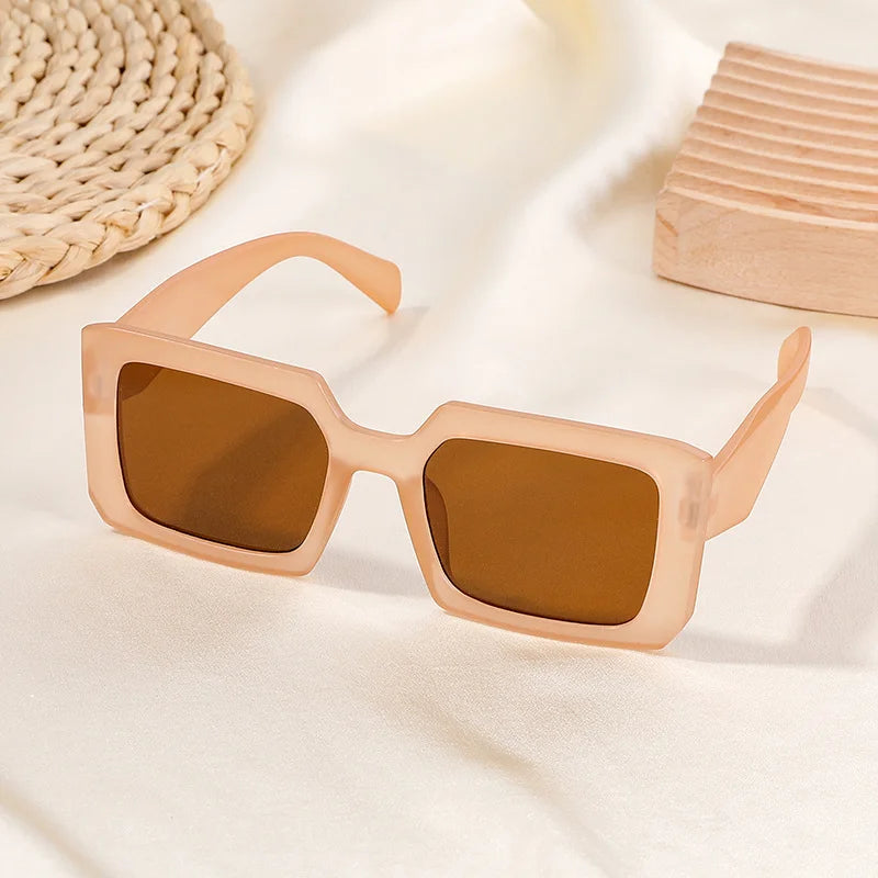 2-10 Years Fashion Sunglasses Rectangle Small Square Eyewear Toddler Children Candy Color Cute Sun Glasses Outdoors Travel