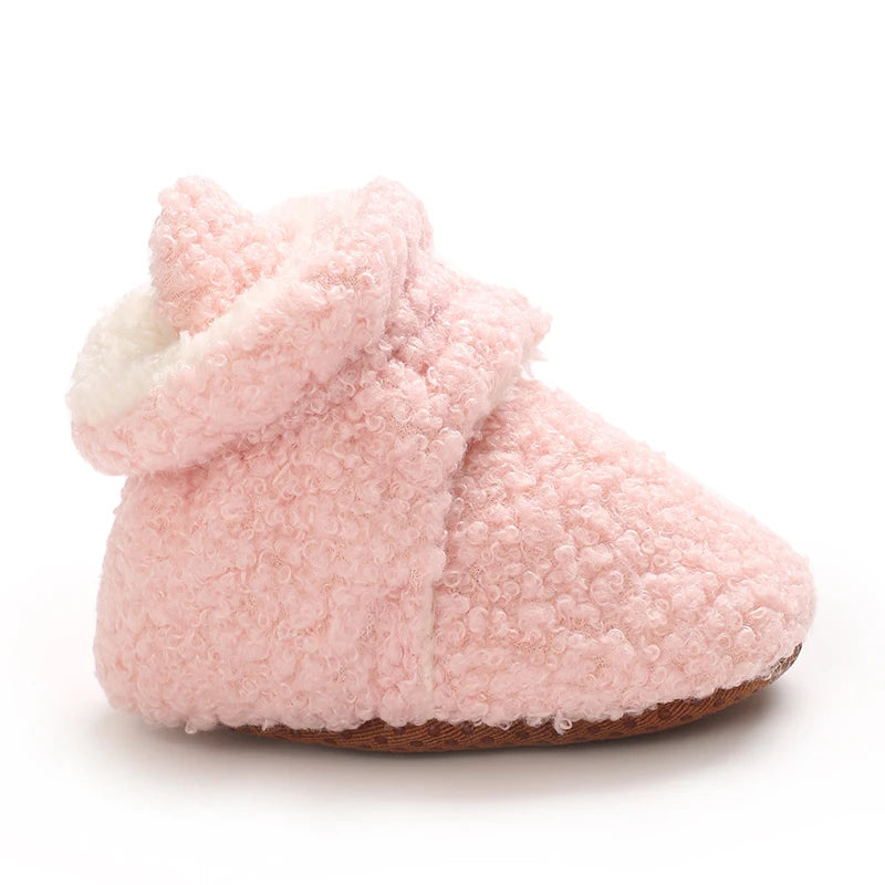 Winter Boots For Baby Boys And Girls Snow Soft Sole Anti Slip And Warm Flat Shoes Baby's First Walking Baby Shoes Boots 0-18