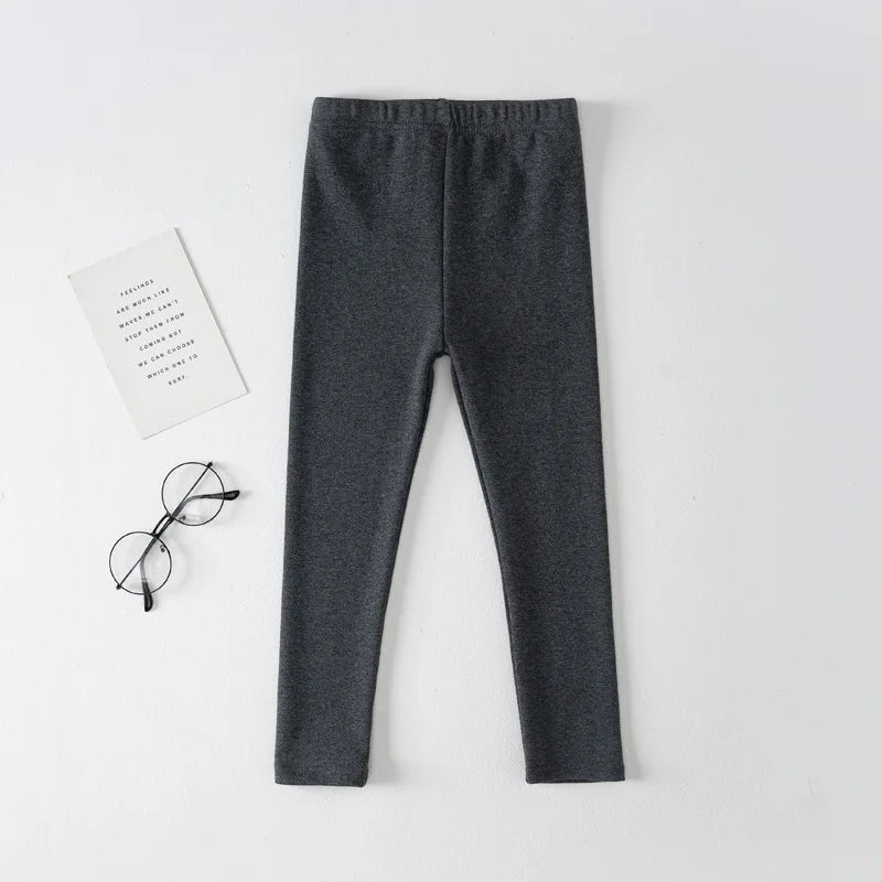 Girls' Leggings Spring And Autumn Style 95 Cotton Female Baby Elastic Pants Children's Slim outer Wear Pants