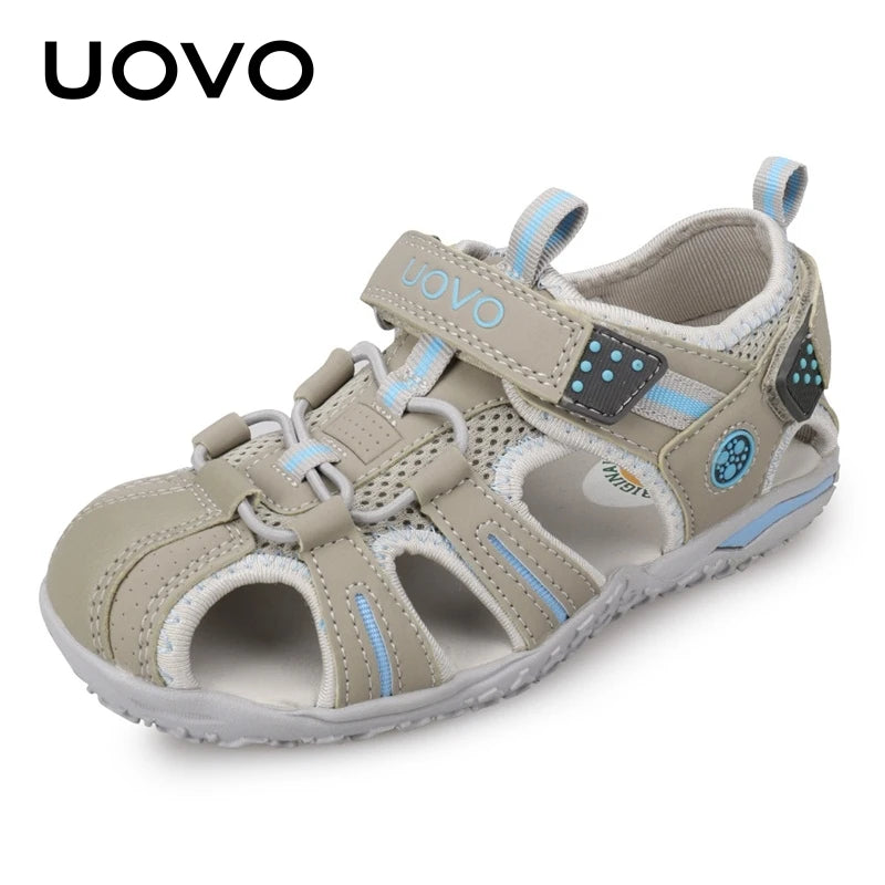 UOVO Children Footwear Kids Sandals For Little Girls And Boys Summer Beach Shoes Eur #24-38