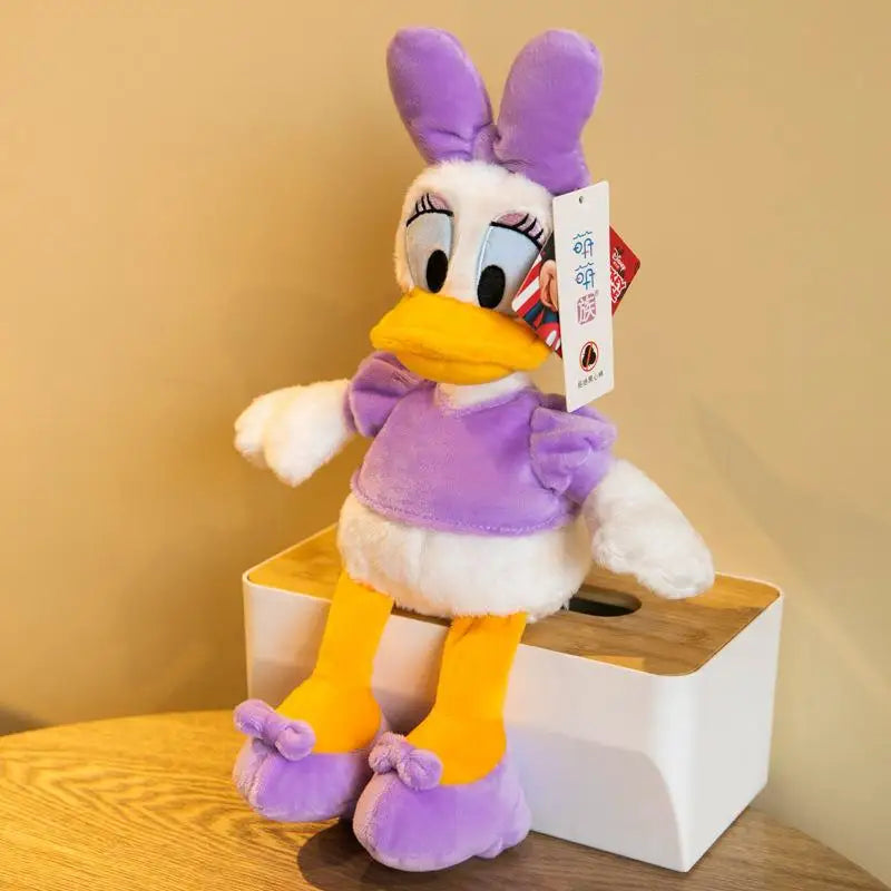 Disney Donald Duck Daisy Plush Toys Cartoon Animal Mickey Minnie Mouse Kawaii Stuffed Toy Dolls Kids Birthday Gifts