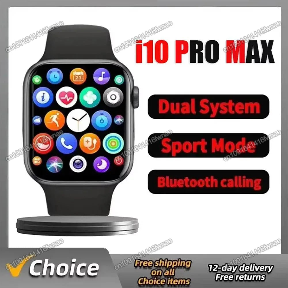 For Apple Watch Series 10 New GPS Smart Watch Men Always On Display Bluetooth Call Game Wireless Charging Women Sport Smartwatch