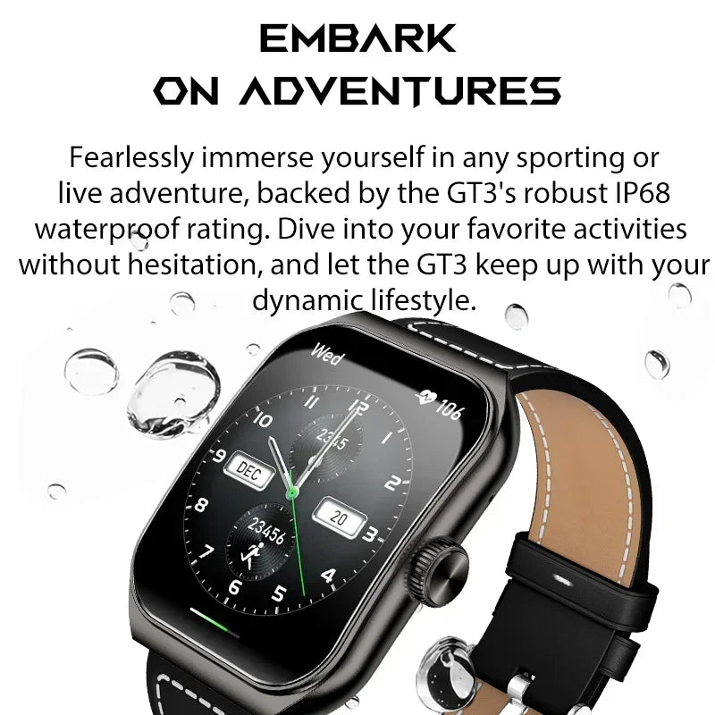 Black Shark Watch GT3 Global Version 1.96'' Curved Display 10 Days Battery Life 24H Health Monitoring 100+ Sport Modes IP68