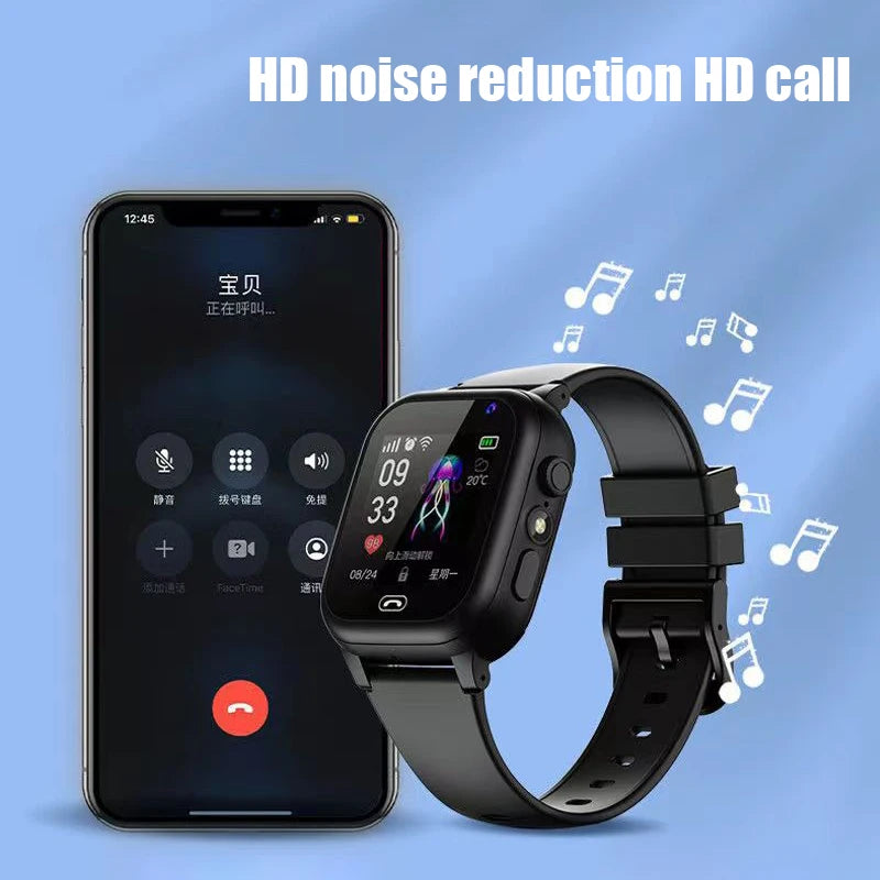 4G Kids Smart Phone Watch SOS GPS Call LBS Tracker Location Sim Card Clock Camera Chat Waterproof Smartwatch Boys Girls Gifts