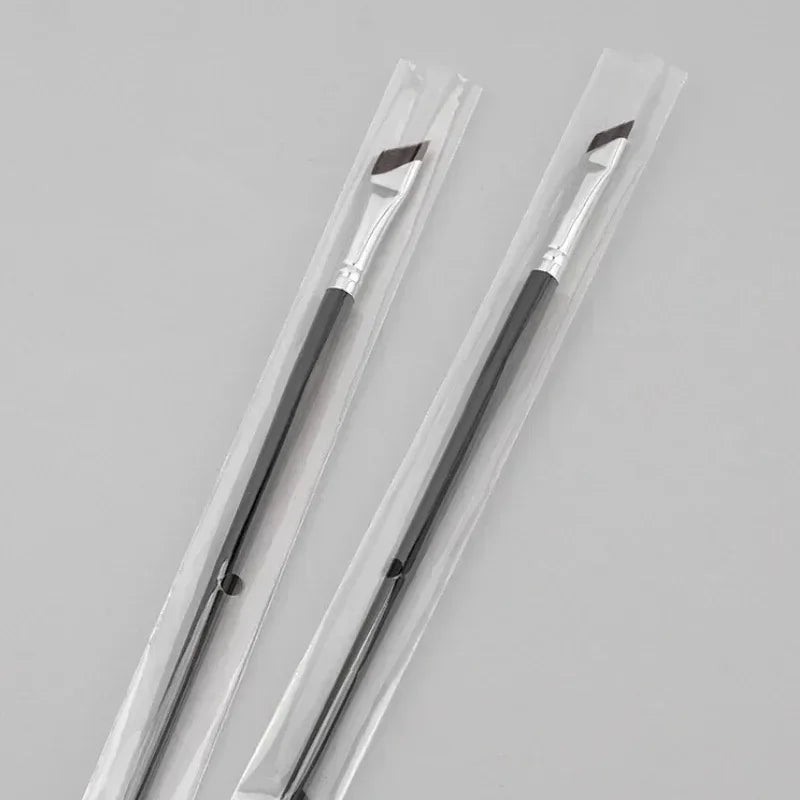 1/5pcs Eyeliner Brush Eyeshadow Blade Brush Detail Brush Diagonal Eyebrow Brushes Undereyelid To Sleeping Silkworm Makeup Tools