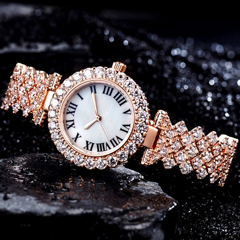 Watch for Women Watches 2023 Best Selling Products Luxury Watch Rhinestone Brand Reloj Mujer Watch Bracelet Set Diamond Steel