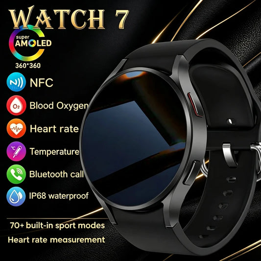 Smart Watch GPS Track Smart Watches For Men Women Sport Heart Rate Bluetooth Call NFC IP68 Waterproof Compass Smartwatch 7 Mini