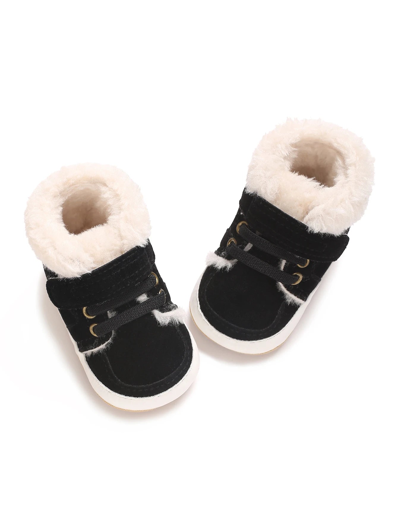 Baby Winter Boots - Soft Cotton Snow Shoes for Toddlers | Warm First Walkers 0-24M | Solid Color Design"