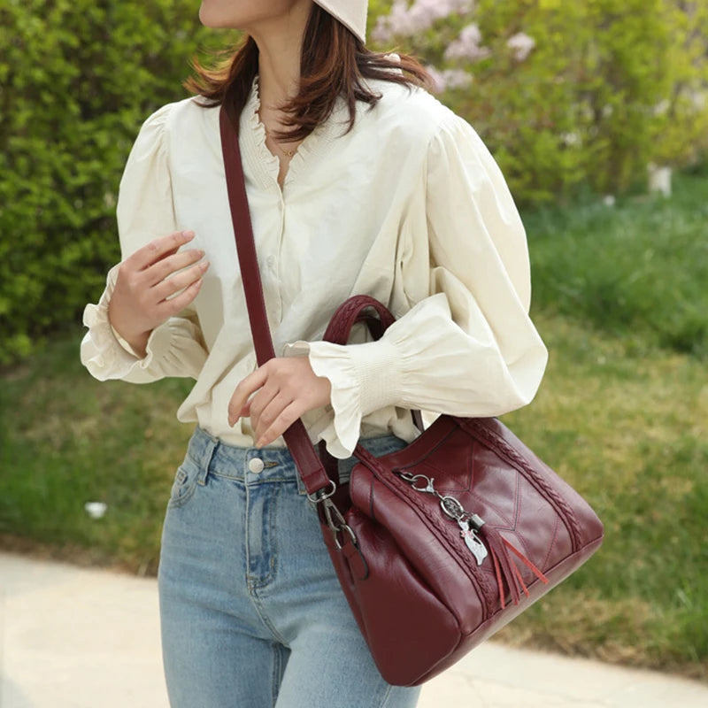 Women Luxury Handbags For Women PU Leather Bag High Quality Female Shoulder Bags Famous Designer Crossbody Bag Sac A Main