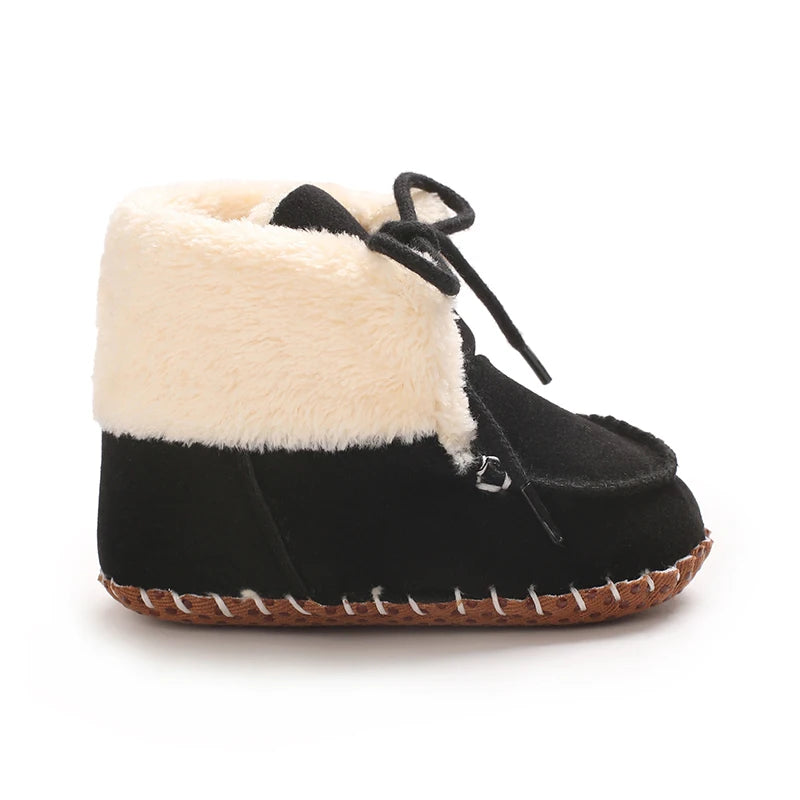 Winter Boots For Baby Boys And Girls Snow Soft Sole Anti Slip And Warm Flat Shoes Baby's First Walking Baby Shoes Boots 0-18